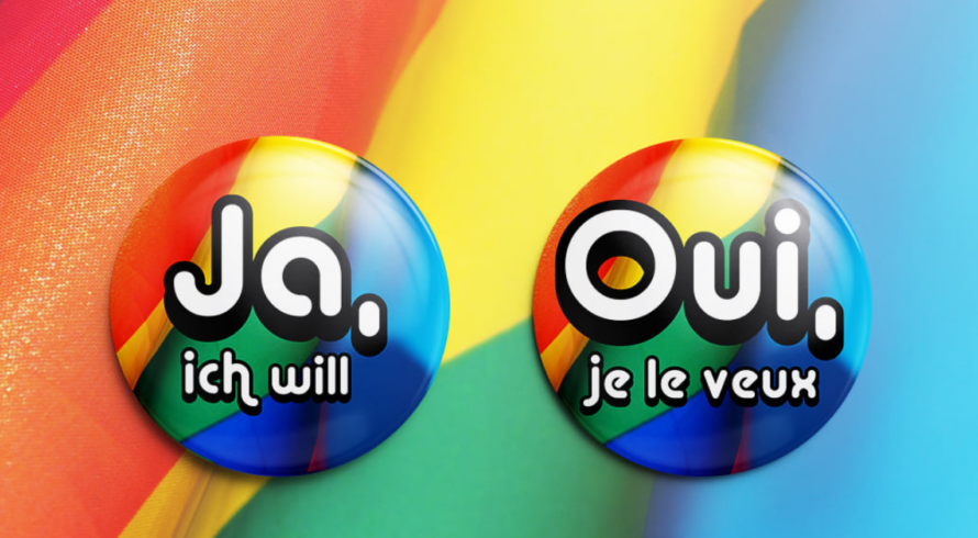 Ja, ich will. Oui, je le veux.